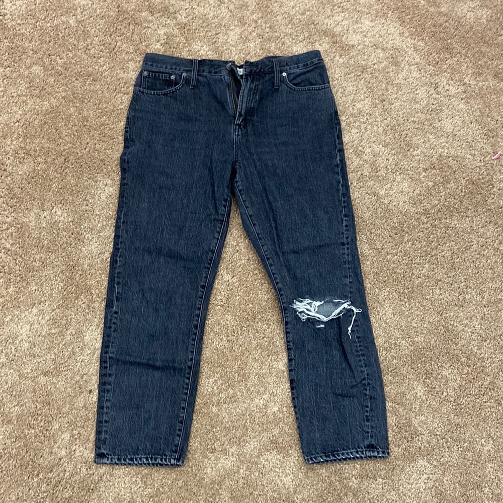 Madewell "The perfect vintage jean". Size 32. Like new. In black.